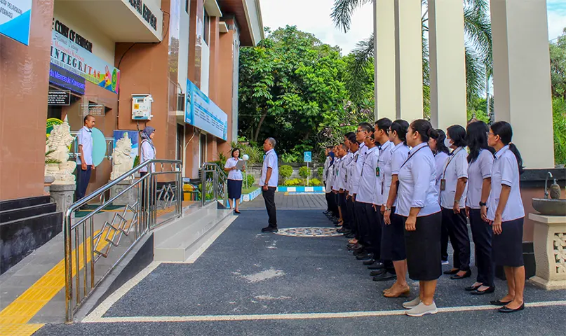 Kegiatan Apel Pagi PTUN Denpasar