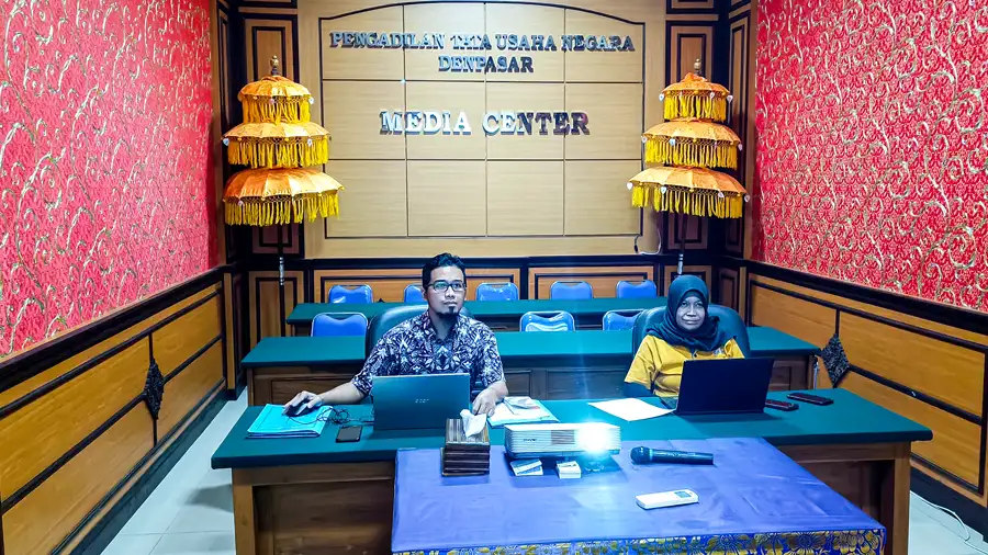 PTUN Denpasar Hadiri FGD Penyusunan Naskah Kebijakan Secara Virtual