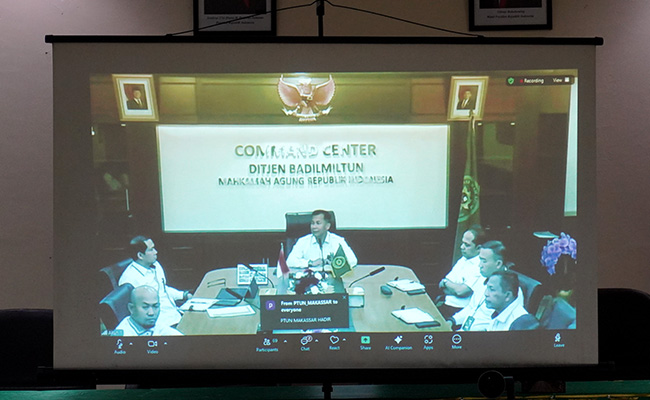 Pembinaan Direktur Jenderal Badan Peradilan Militer dan Peradilan Tata Usaha Negara