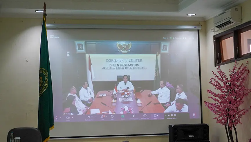 Pembinaan Direktur Jenderal Badilmiltun bulan Agustus 2025