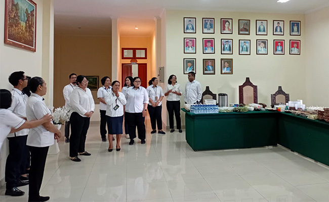 Syukuran penganugerahan sebagai Unit Kerja Penyelenggara Pelayanan Publik Ramah Kelompok Rentan Terbaik Tahun 2024.