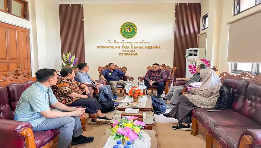Pengadilan Tata Usaha Negara Denpasar menerima kedatangan Tim Badan Pemeriksa Keuangan Republik Indonesia (BPK RI)