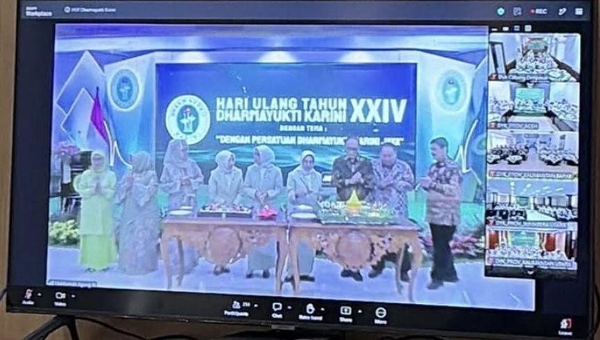 Ketua DYK PTUN Denpasar Mengikuti Kegiatan Peringatan HUT DYK ke XXIV