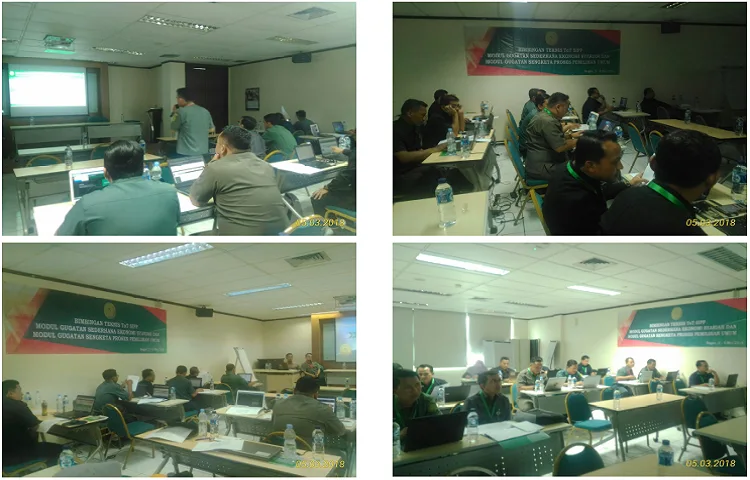 Antusiasme Peserta Bimtek (ToT) Sistem Informasi Penelusuran Perkara, khusus Penanganan Perkara Sengketa Proses Pemilihan Umum (SPPU) : 10 Satker Berlomba Menuntaskan Perkara SPPU