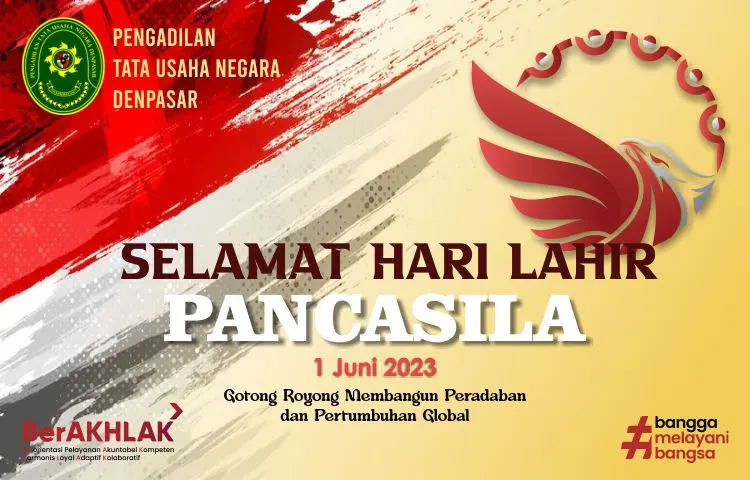 Selamat Hari Lahir Pancasila 1 Juni 2023