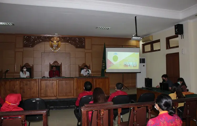 Kegiatan Budaya Service Excellence dari BRI di Pengadilan TUN Denpasar