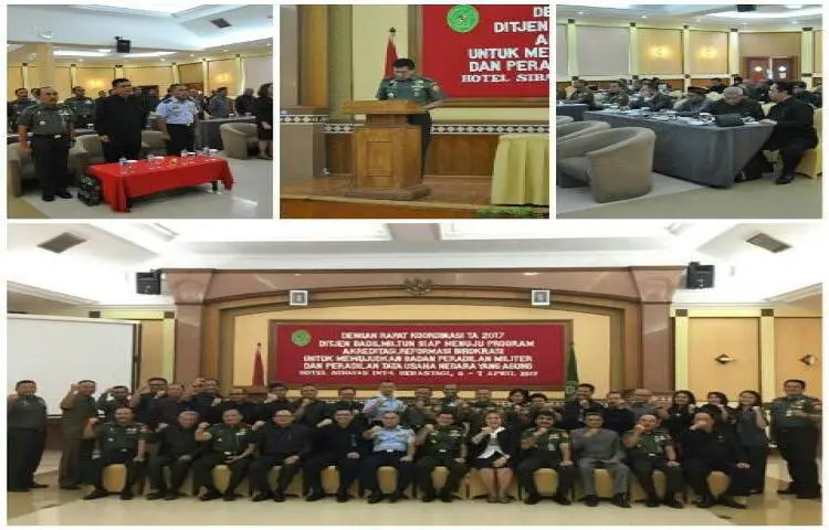 Kegiatan Rakor Ditjenmiltun TA 2017 di Berastagi, Sumatera Utara