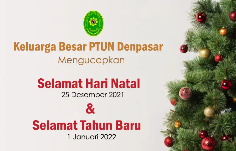Selamat Natal dan Tahun Baru 2022