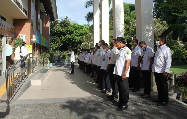 Pelaksanaan Apel Pagi Pengadilan TUN Denpasar