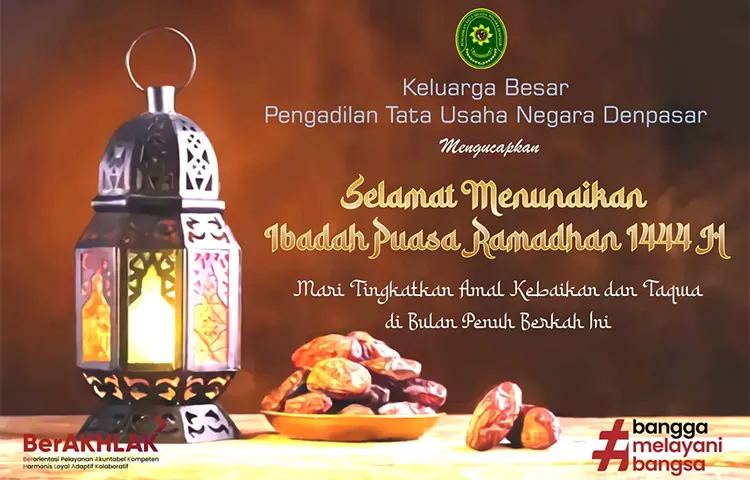 Selamat Menunaikan Ibadah Puasa Ramadhan 1444H