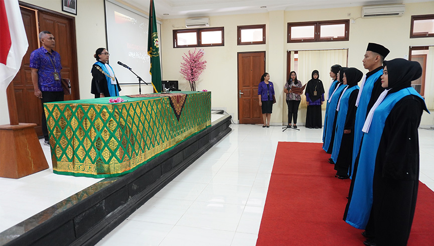 Pengambilan Sumpah Jabatan dan Pelantikan Hakim