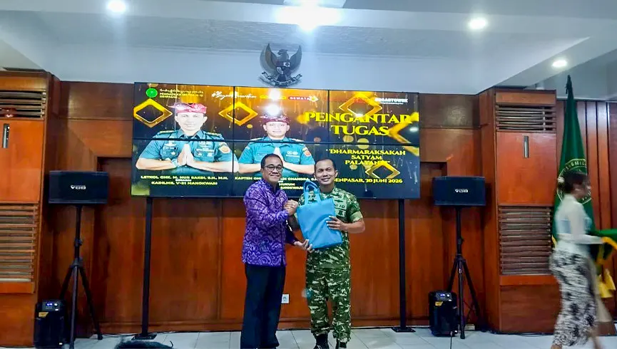 Pengantar Alih Tugas Yang Diselenggarakan Oleh Pengadilan Militer III-12 Denpasar.