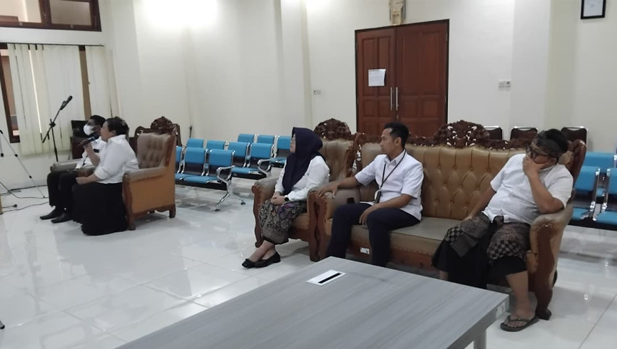 Kegiatan Zoom Meeting Yang Diselenggarakan Oleh Pengadilan Tinggi Tata Usaha Negara Mataram