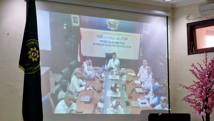 Pembinaan Direktur Jenderal Badan Peradilan Militer dan Peradilan Tata Usaha Negara Mahkamah Agung Republik