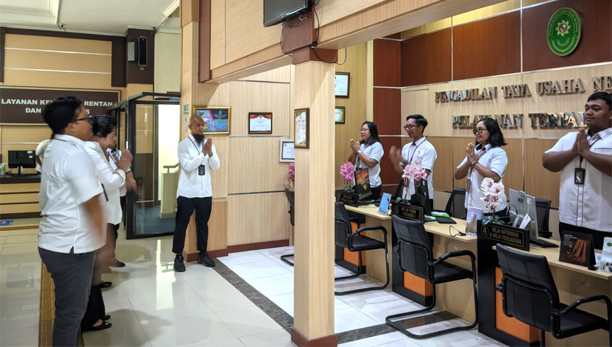  Briefing Pelayanan Terpadu Satu Pintu (PTSP) PTUN Denpasar