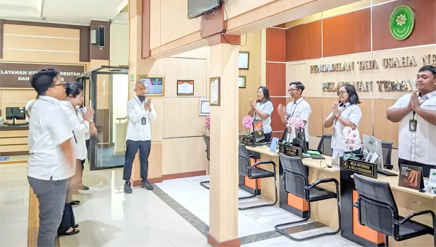  Briefing Pelayanan Terpadu Satu Pintu (PTSP) PTUN Denpasar