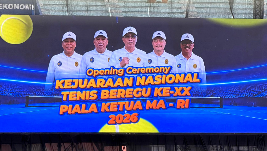 Opening Ceremony Kejuaraan Nasional Tenis Beregu ke-XX Piala Ketua Mahkamah Agung RI Tahun 2026 