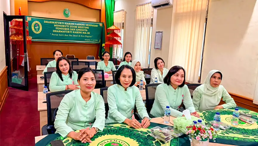 Ketua Dharmayukti Karini PTUN Denpasar Mengikuti Pertemuan Pengurus Dan Anggota Dharmayukti Karini Mahkamah Agung RI 
