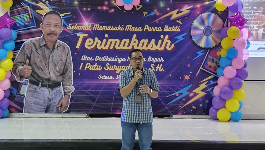 Purna Bakti Panitera Muda Perkara, Bapak I Putu Suryadana, S.H.