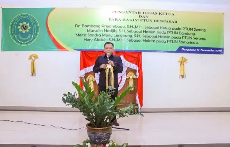 Pengantar Tugas Ketua dan Para Hakim PTUN Denpasar