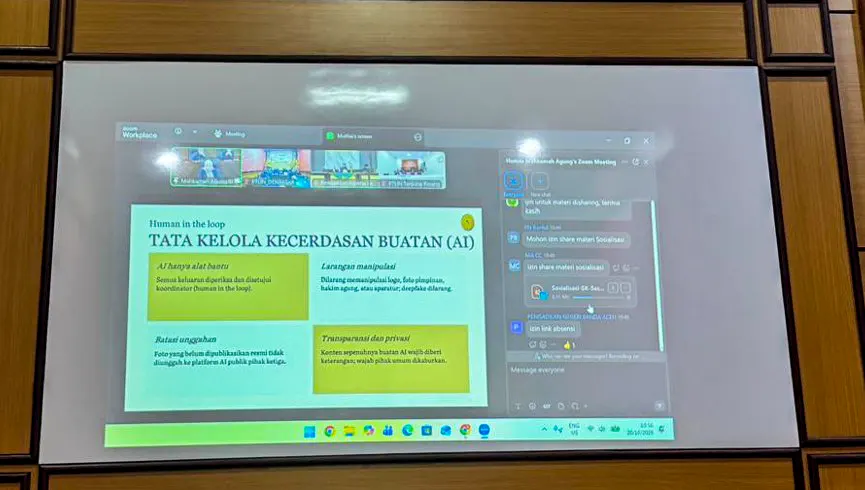 Sosialisasi Pedoman Pengelolaan Media Massa dan Media Sosial di Lingkungan Mahkamah Agung 
