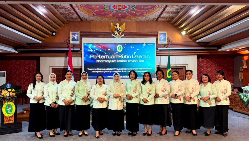 Pertemuan Rutin Daerah Dharmayukti Karini Provinsi Bali