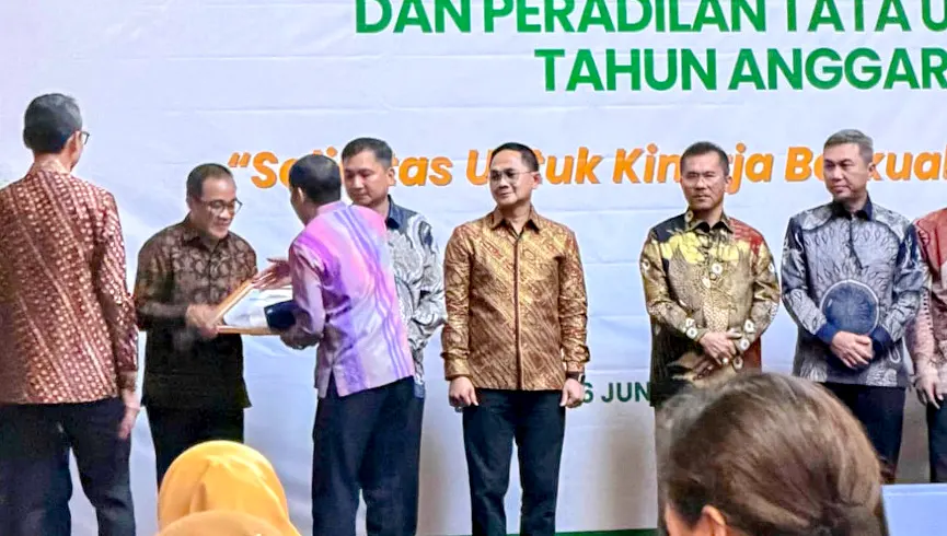 PTUN Denpasar Meraih Juara I Kategori Pelaporan Pelaksanaan Administrasi Perkara di Pengadilan (Perkara dan Keuangan)
