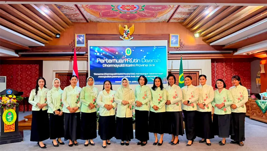 Pertemuan Rutin Daerah Dharmayukti Karini Provinsi Bali