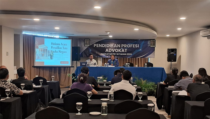 Hakim PTUN Denpasar Menghadiri Kegiatan Pendidikan Profesi Advokat (PPA) Tahun 2026
