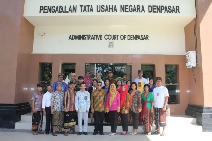 Dirjen Badilmiltun melakukan kunjungan pembinaan ke Pengadilan TUN Denpasar