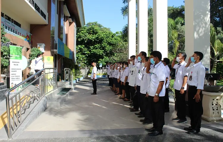 Kegiatan Apel Pagi Pengadilan Tata Usaha Negara Denpasar