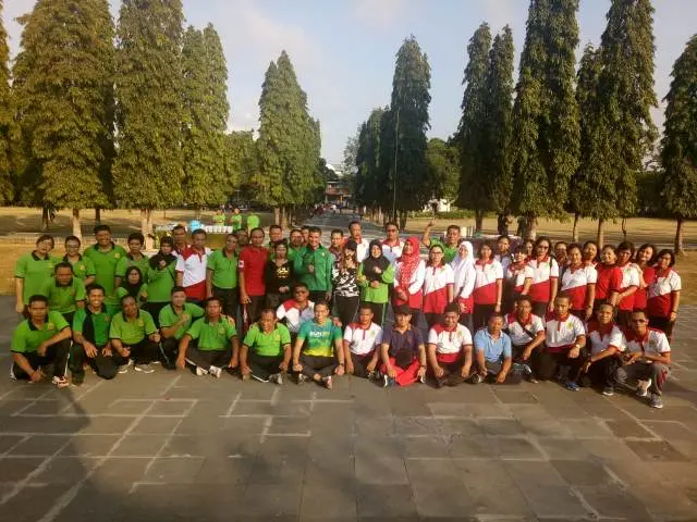 Kegiatan senam bersama Pengadilan Militer-III Denpasar