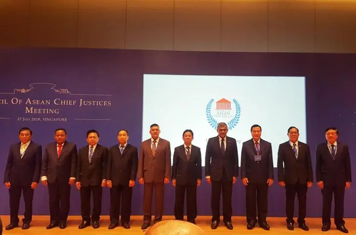 Ketua Mahkamah Agung RI Hadiri Peresmian Portal Hukum Asean