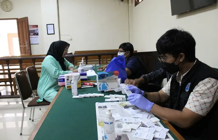Pelaksanaan Tes Urine Deteksi Narkotika ASN Pengadilan TUN Denpasar