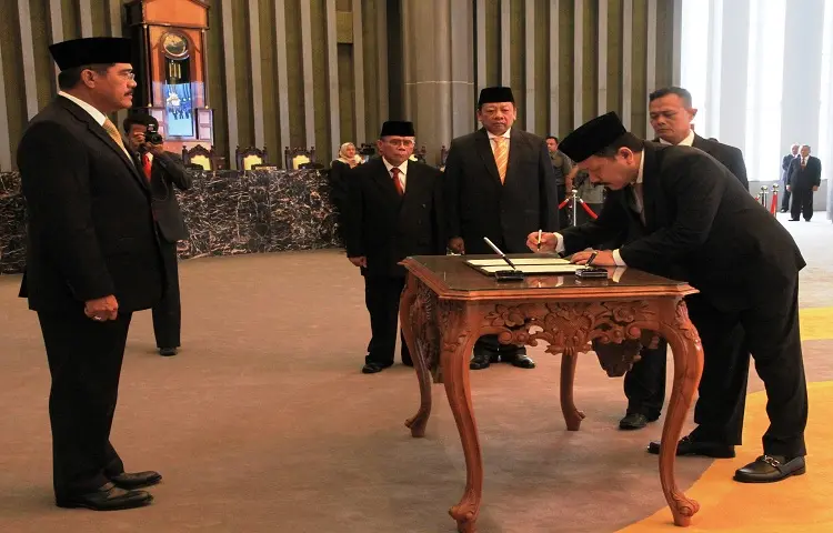 Pelantikan Kepala Balitbang Diklat Hukum Dan Peradilan Oleh Ketua Mahkamah Agung