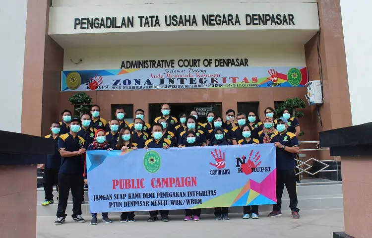 Pengadilan Tata Usaha Negara Denpasar mengadakan Public Campaign Pengendalian Gratifikasi