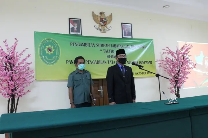 Pengambilan Sumpah Jabatan dan Pelantikan Panitera Pengadilan TUN Denpasar