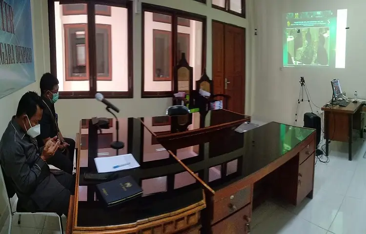 Peresmian Transformasi Aplikasi SIPERMARI menjadi e-SADEWA secara Daring melalui Zoom Meeting