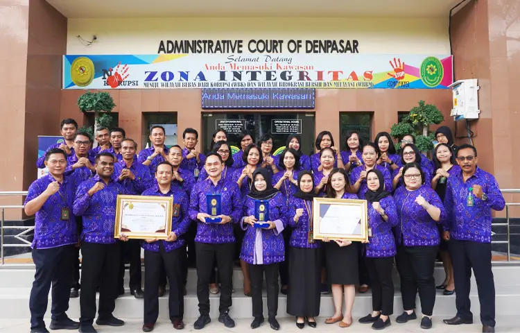 PTUN Denpasar Raih Peringkat I Pada Lomba Pelayanan Peradilan
