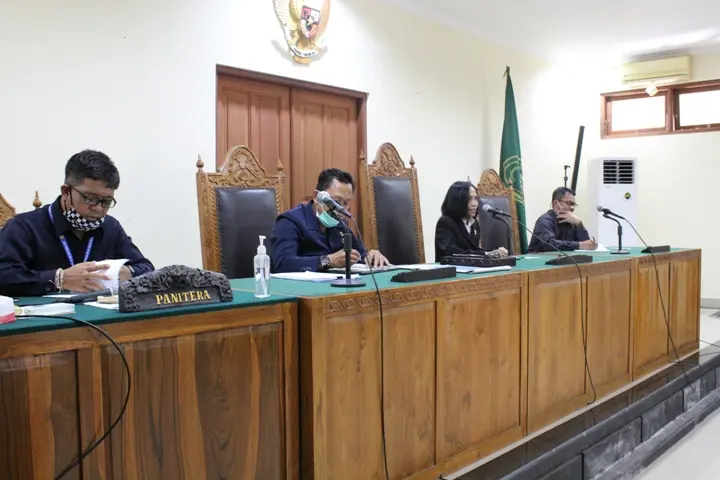 Rapat Bulanan bulan Desember 2020 PTUN Denpasar dan perkenalan Ibu Wakil Ketua