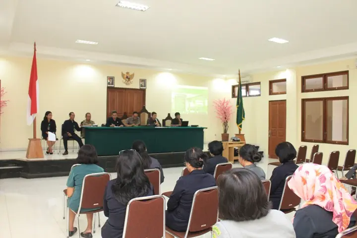 Rapat Bulanan Bulan Mei 2019 Pengadilan TUN Denpasar dan penyampaian Sosialisasi