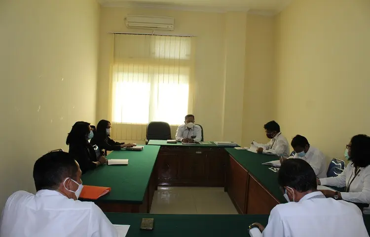 Rapat Evaluasi Kinerja Triwulan II TA.2021 Pengadilan Tata Usaha Negara Denpasar