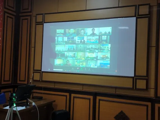 Rapat Persiapan Pelepasan Ketua Kamar TUN Bapak Yang Mulia Prof.Dr.Supandi,S.H.,M.Hum dan Seleksi Tim Tenis PTWP Peratun Tahun 2022 secara Virtual