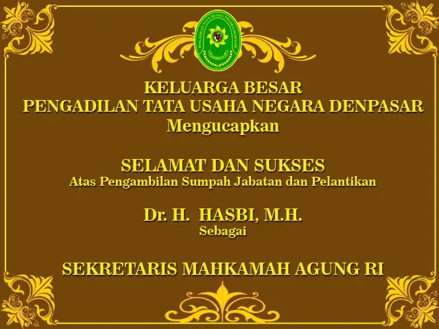 SELAMAT DAN SUKSES