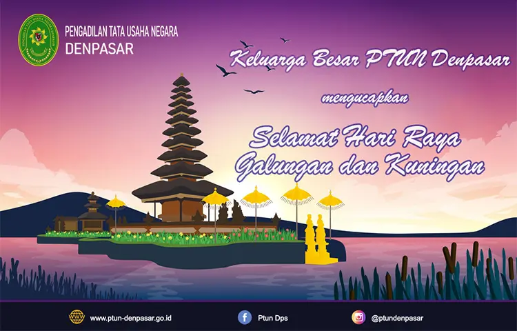 SELAMAT HARI RAYA GALUNGAN DAN KUNINGAN