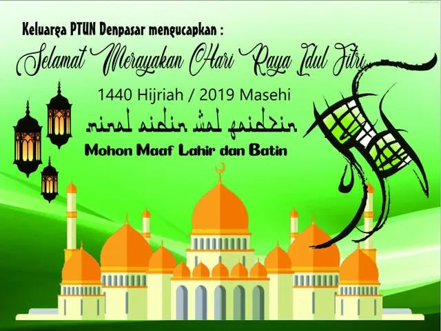 Selamat Hari Raya Idul Fitri 1440 H/2019 M