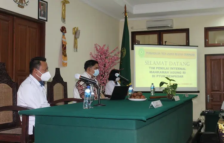 TPI (Tim Penilai Internal) MA RI melakukan penilaian Zona Integritas di Pengadilan TUN Denpasar