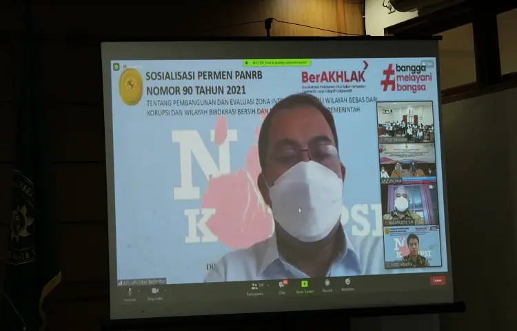 Undangan Sosialisasi Permenpan RB Nomor 90 Tahun 2021 secara Virtual melalui Zoom Meeting.