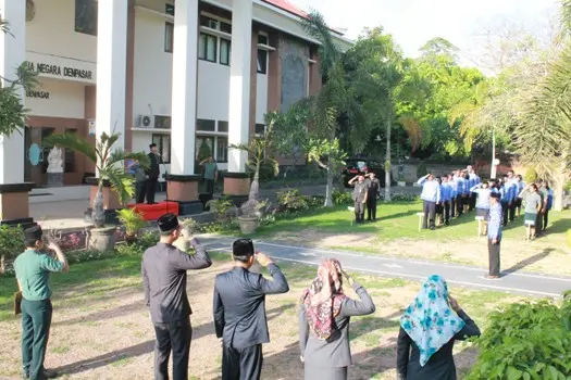Upacara Peringatan Hari Pahlawan di Pengadilan TUN Denpasar  Tahun 2019